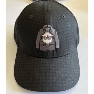 Adidas Golf Members Bounce Carbon Headwear Men One Size Adjustable Strapback NWT